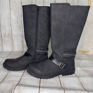 Blowfish Black Kids Knee-High Boots